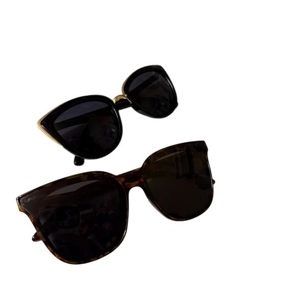Two IVEARNE PRO sunglasses without any scratches brown and black chic and fun - Picture 1 of 11